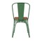 Emma and Oliver Perth Metal Stacking Dining Chairs with Poly Resin Seats for Indoor/Outdoor Use